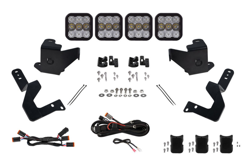 Toyota Tundra LED Light Bar Kit - Diode Dynamics - SS5 Grille CrossLink Lightbar Sport - White - `22-`27 Toyota Tundra LED Light Bar Kit - Diode Dynamics - SS5 Grille CrossLink Lightbar Sport - White - `22-`27